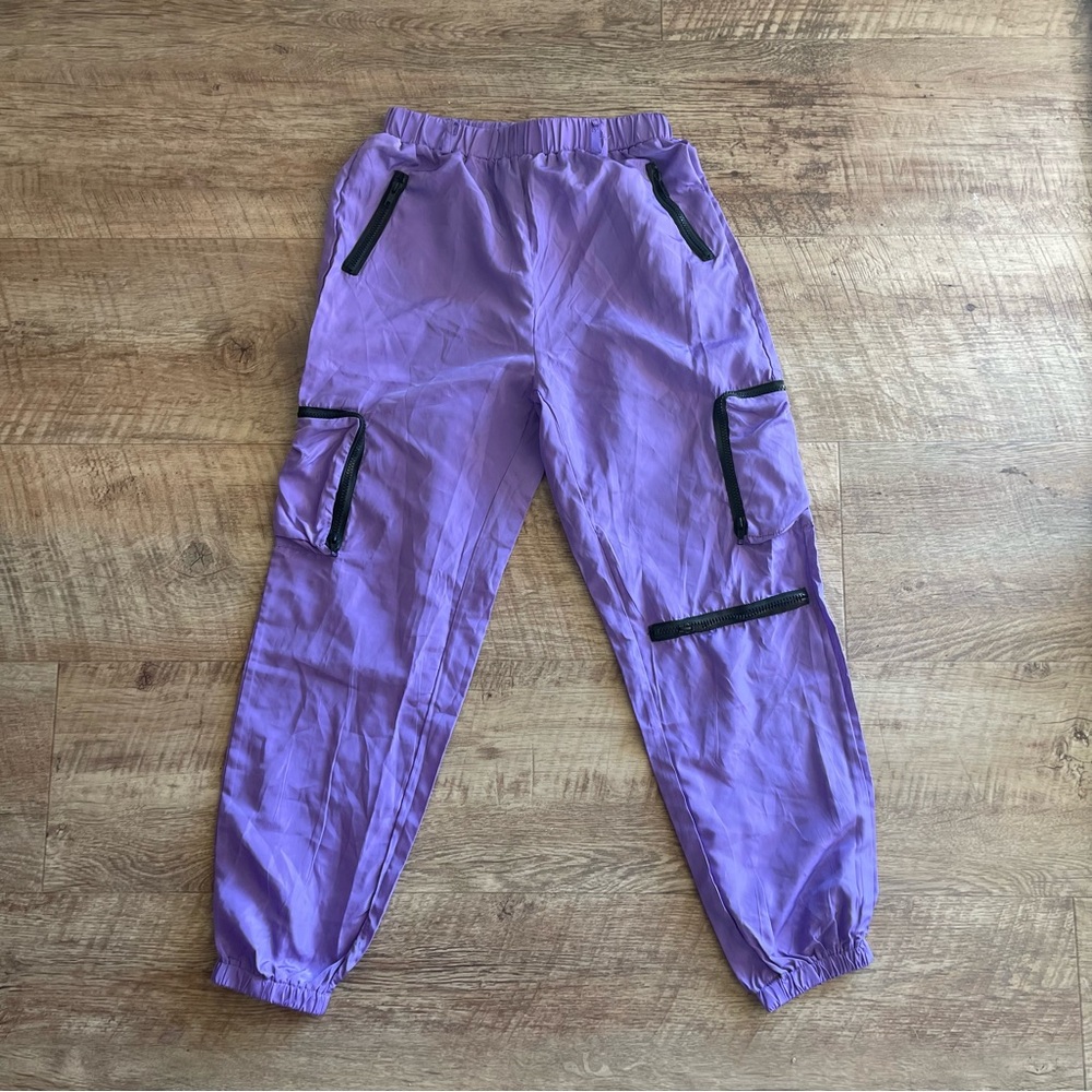 Woman’s  Purple Cargo Pants